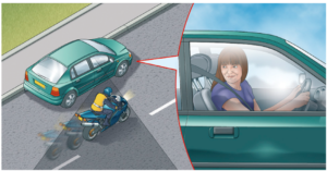 Rule 159 Check the blind spot before moving off