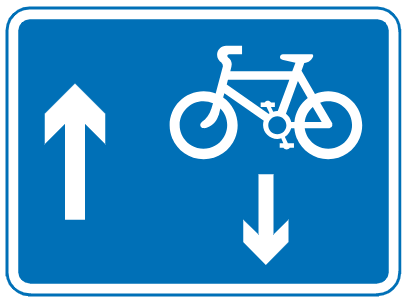 Pedal-cycles-permitted-to-ride-contraflow