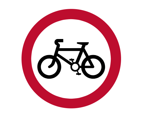 Riding-pedal-cycles-is-prohibited