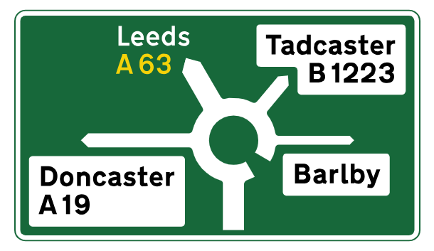 Map-type-sign-on-primary-route