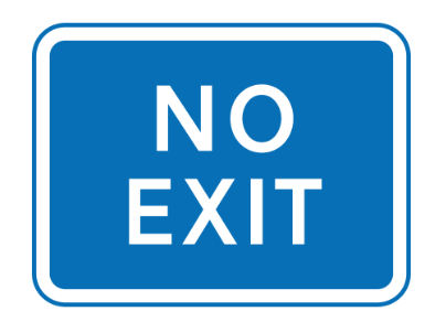 Information Signs Practice Test: Theory Test UK 18 Sign for drivers leaving the public road