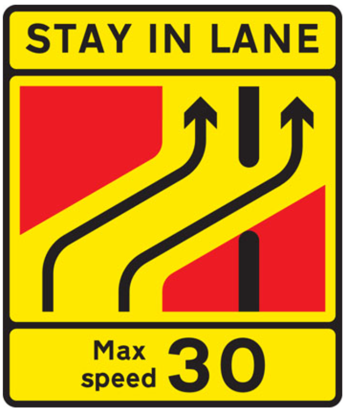 One-lane-contraflow-system