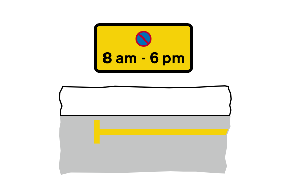 Waiting-prohibited-between-times-shown