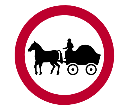 No-horse-drawn-vehicles