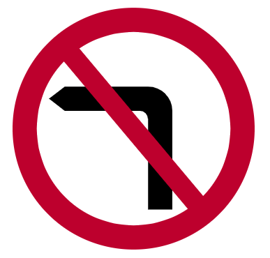 No-left-turn