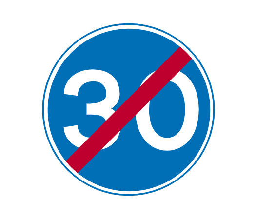 Driving Theory Practice Test 6 4 End of minimum speed