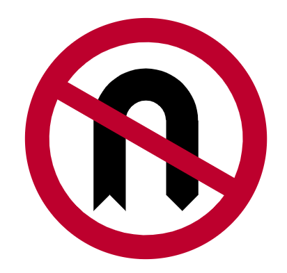 no-U-turn