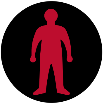 Flashing pedestrian signals used at some level crossings indicate that it is not safe to cross: pedestrians should stop at the pedestrian stop line