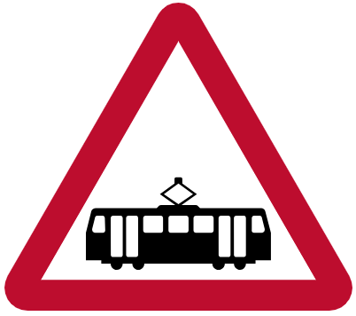 To-warn-of-trams-crossing-ahead