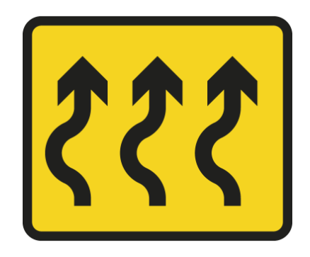 Road Works Signs Practice Test: Theory Test UK 7 Sharp bends ahead