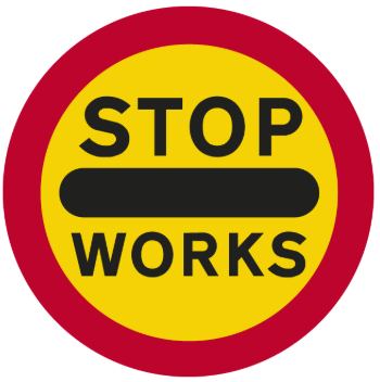 Stop-for-traffic-control-during-works