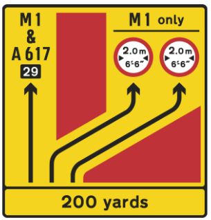 Traffic-lanes-divide-ahead
