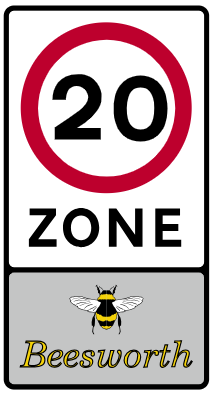 Speed Limit Signs Practice Test: Theory Test UK 12 Entrance-to-a-20-mph-zone