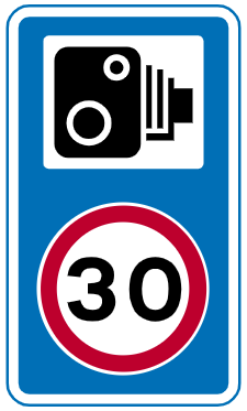 Speed Limit Signs Practice Test: Theory Test UK 14 Speed-camera-nearby-on-a-30-mph-lit-road