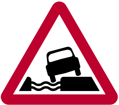 Water-course-alongside-road